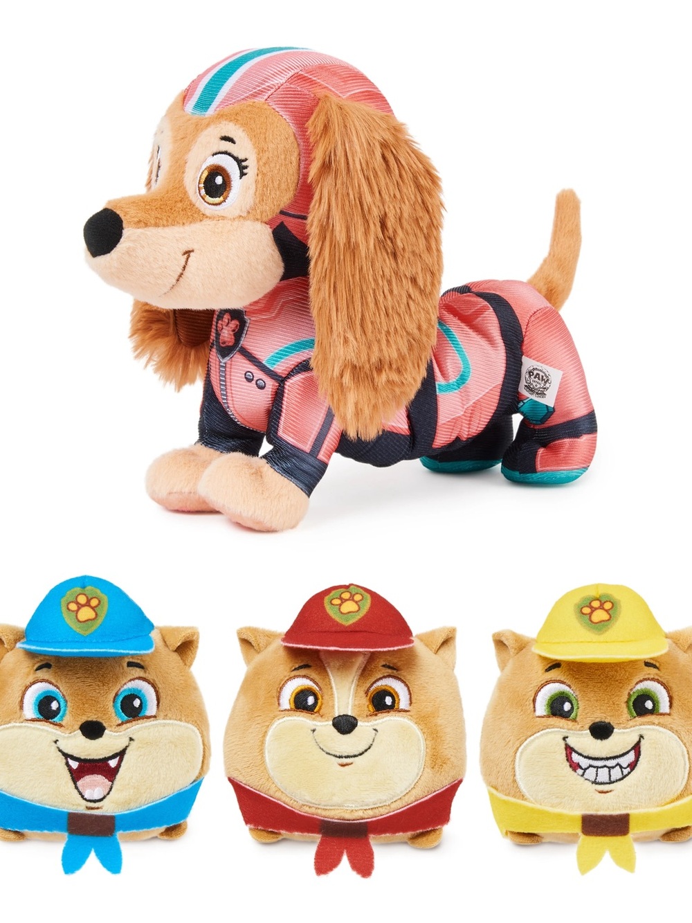 ✨NWOT✨ Paw Patrol: The Mighty Movie Liberty & Jr. Patrollers Feature Plush Set